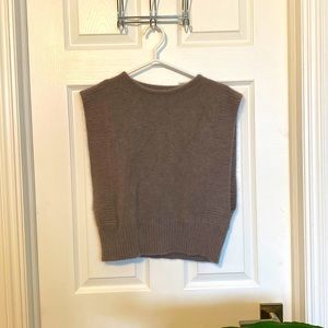 Angora sweater vest